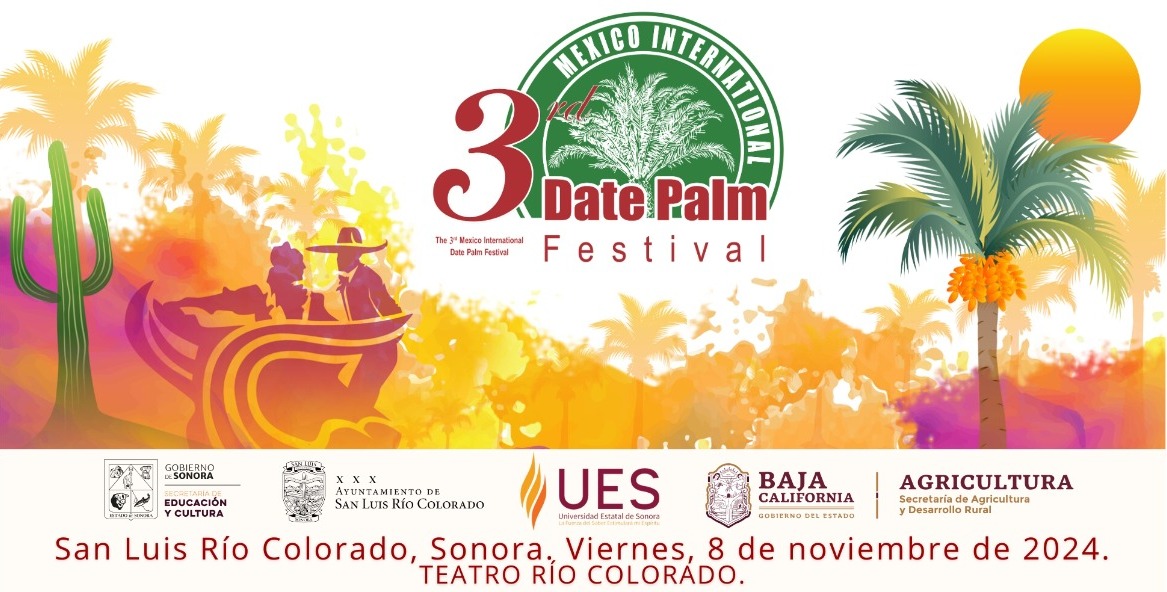 Banner third Mexico International Date Palm Festival